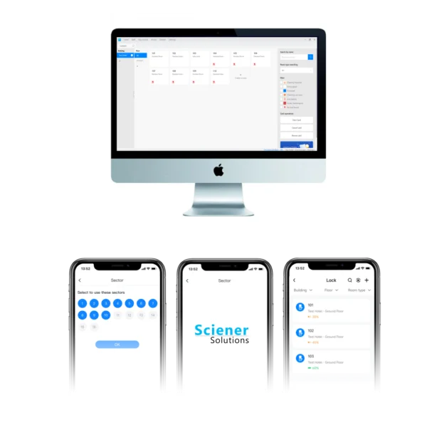 Hotelski softver na laptopu